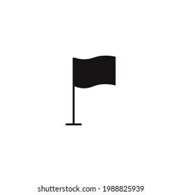 Flag icon vector on a white background