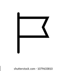 símbolo de pictograma vectorial icono de bandera