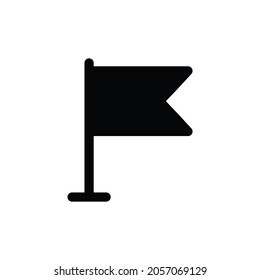Flag icon vector. Flag sign