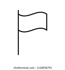 Flag icon vector icon. Simple element illustration. Flag symbol design. Can be used for web and mobile.