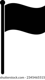 Flag icon vector in simple style isolated on white background . Vector illustration