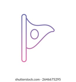 Flag-Symbol, Vektorgrafik