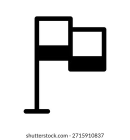 Ilustración de diseño de símbolo de Vector de icono de bandera