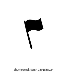 Flag icon vector. Flag symbol illustration. Flat design style on white background.