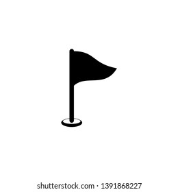 Flag icon vector. Flag symbol illustration. Flat design style on white background.