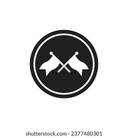 flag icon vector template illustration logo design