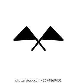 Vetor de ícone de sinalizador para aplicativo móvel e Web. Mapa de pin de localização do Gps. Símbolo do marcador de localização.