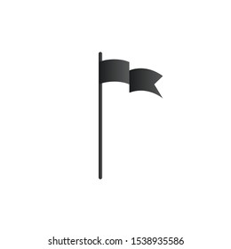 flag icon, war flag, Stock Vector illustration isolated on white background.
