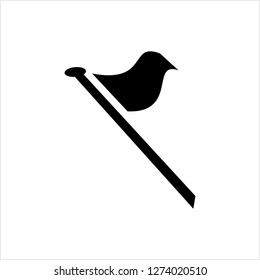 Flag Icon, Waving Flag Icon Vector Art Illustration