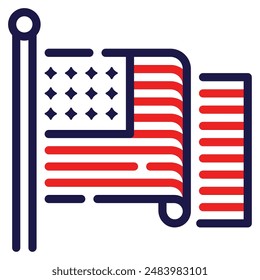 Flag-Symbol für Web, App, Infografik, etc