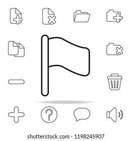 flag icon. Web icons universal set for web and mobile