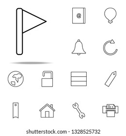 flag icon. Web icons universal set for web and mobile