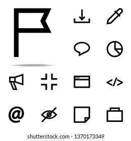 flag icon. web icons universal set for web and mobile