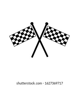 flag icon with a white background