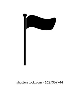flag icon with a white background