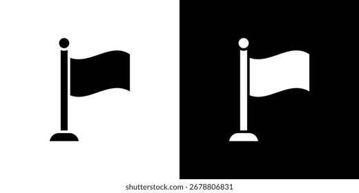 Markierungssymbole. Glyphe, Vektorsymbol. Vektorgrafik eps 10