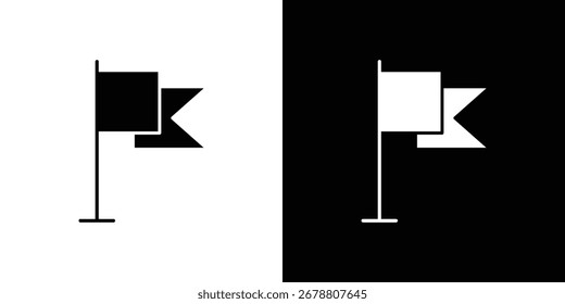 Flag icons. glyph vector icon. Vector illustration eps 10