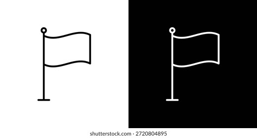 Iconos de banderas Diseño gráfico de Vectores. icono Eps10.