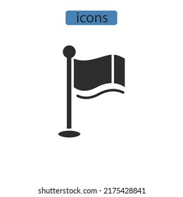 flag icons  symbol vector elements for infographic web