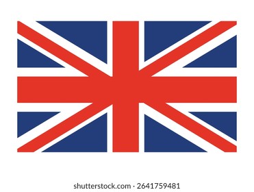 Flag icons of United kingdom. United kingdom Official National Flag. Flat Digital Vector Illustration of  United kingdom Flag and National Emblem. Rectangular  United kingdom Flag Icon – Standard Size