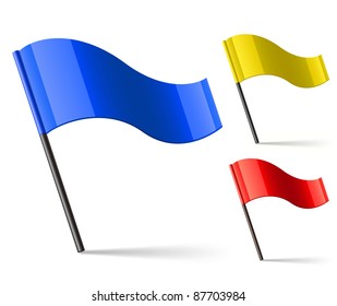 Flag Icons. Vector illustration