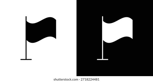 Iconos de la bandera. Vector Plantilla Ilustración Símbolo Píxeles Perfecto