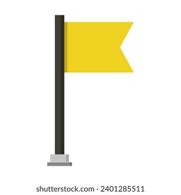Flag illustrated on white background