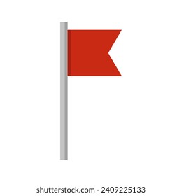 Flag illustrated on white background