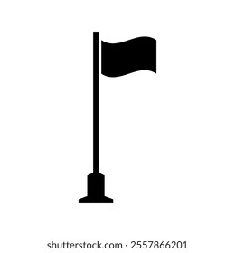 Flag illustrated on white background