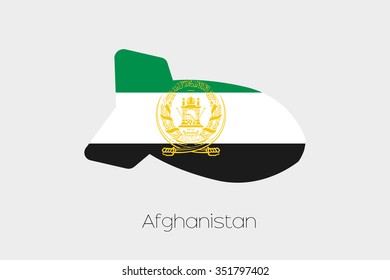 A Flag Illustration of Afghanistan