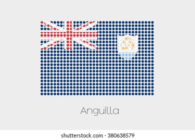 A Flag Illustration of Anguilla