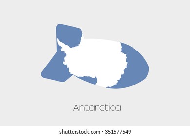 A Flag Illustration of Antartica