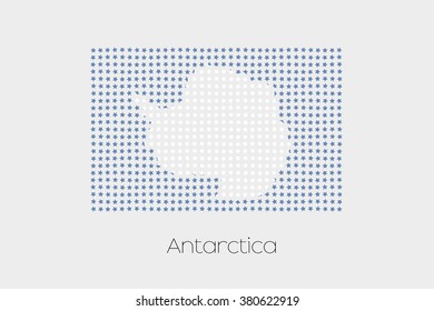 A Flag Illustration of Antartica