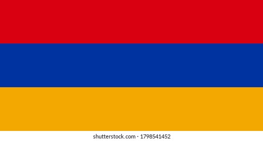 A Flag Illustration of Armenia