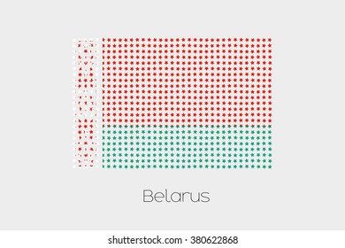 A Flag Illustration of Belarus