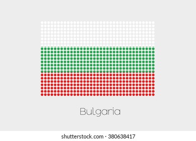 A Flag Illustration of Bulgaria