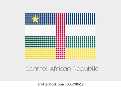 A Flag Illustration of Central African Republic