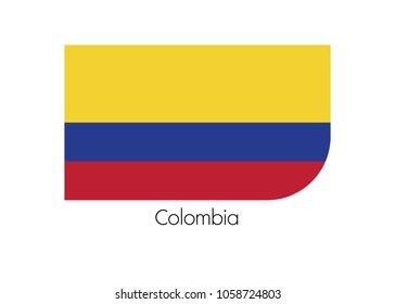 A Flag Illustration of Colombia
