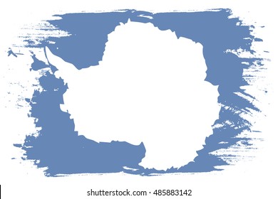 A Flag Illustration of the country of Antartica