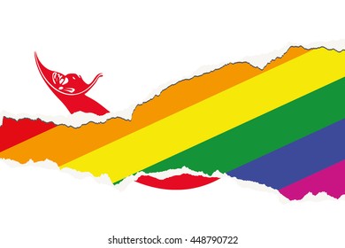 A Flag Illustration of the country of Easter Island