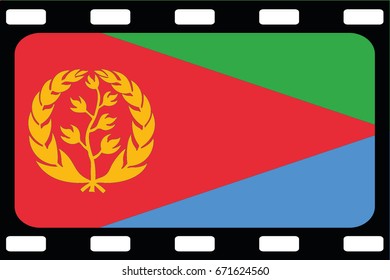 A Flag Illustration of the country of Eritrea