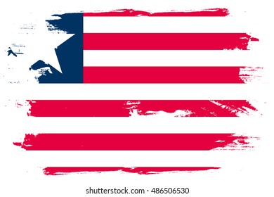 A Flag Illustration of the country of Liberia