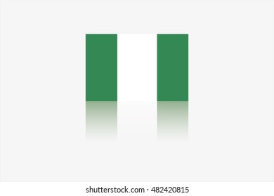 A Flag Illustration of the country of Nigeria