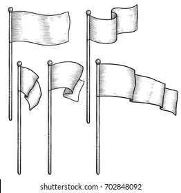 Realistic Flag Outline Drawing Flag Drawing - amcharlottephotography