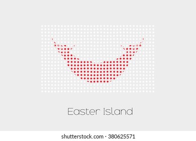 A Flag Illustration of Easter Island