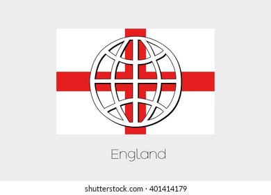 A Flag Illustration of England