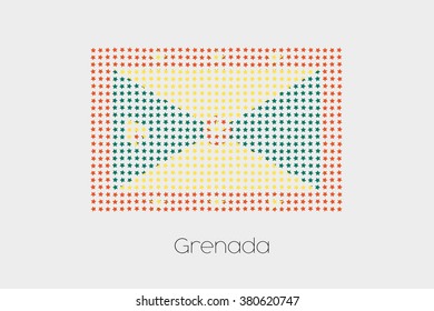 A Flag Illustration of Grenada