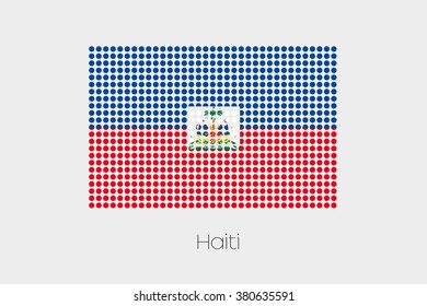 A Flag Illustration of Haiti