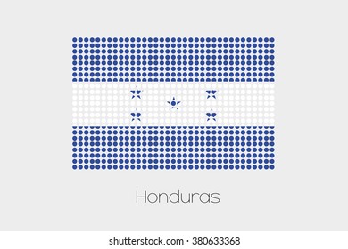 A Flag Illustration of Honduras
