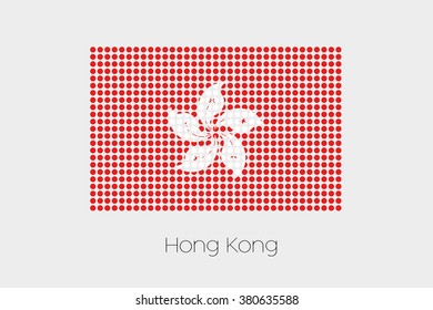 A Flag Illustration of Hong Kong